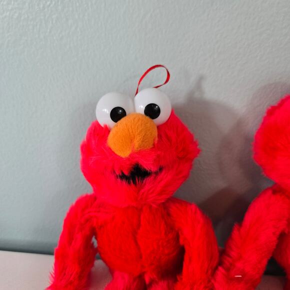 Vintage Twin Brother Elmo's 10" Plush Stuffed Animals from NANCO 2003 & 2004 - Picture 2 of 8